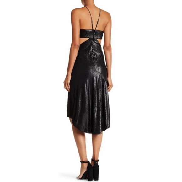 NWT Halston Heritage black sequin dress - Picture 2 of 3